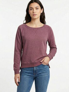 UGG Purple Sweatshirt with Zipper Accents